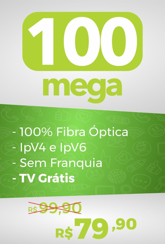 Plano de 100 Mega