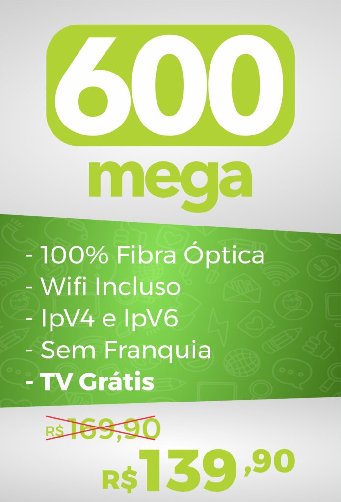 Plano de 600 Mega
