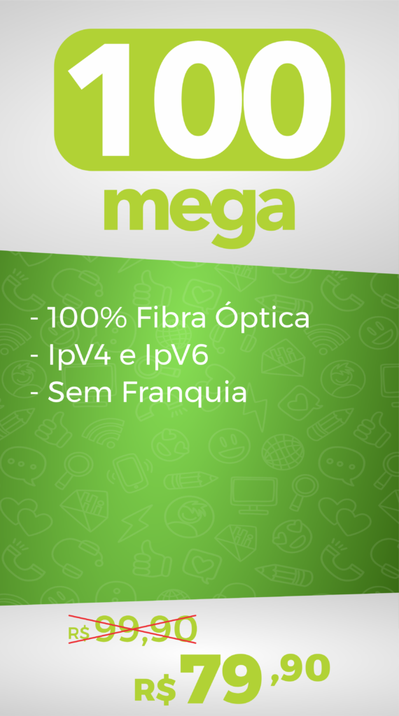 Plano de 100 Mega